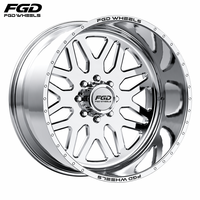 Jantes en alliage forgé personnalisées de 20, 22, 24, 26 pouces, 8x5.5, 8x6.5, 8x170, 10x225, 10x285.75 pour pick-up