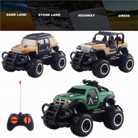 Nouveaux jouets 2022 1:43 Mini camions RC à chenilles avec véhicule de charge 2WD Télécommande Tout-terrain Modèle de voiture pour enfants