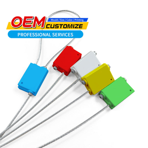 Tùy chỉnh chất lượng cao cáp con dấu ISO 17712 Hợp kim nhôm an ninh Cáp con dấu dây thép không gỉ Cáp con dấu - Product Image 5