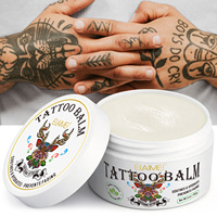 Baume réparateur hydratant et protecteur pour tatouages ELAIMEI Organic Natural, soin après tatouage, prévient la décoloration.