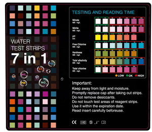 Test Strips Pool Pool Test Strips With 7 Parameters For Pool And Spa Water Test Strips