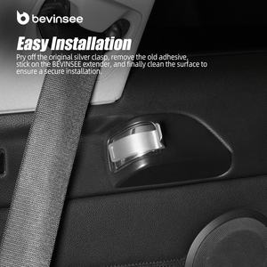 Extensor de fijación de entrega de cinturón de seguridad mejorado de aluminio Bevinsee para <span class=keywords><strong>BMW</strong></span> <span class=keywords><strong>Serie</strong></span> <span class=keywords><strong>3</strong></span> <span class=keywords><strong>E92</strong></span> 2005-2013 <span class=keywords><strong>320d</strong></span> xDrive 330d xDrive - Product Image 2