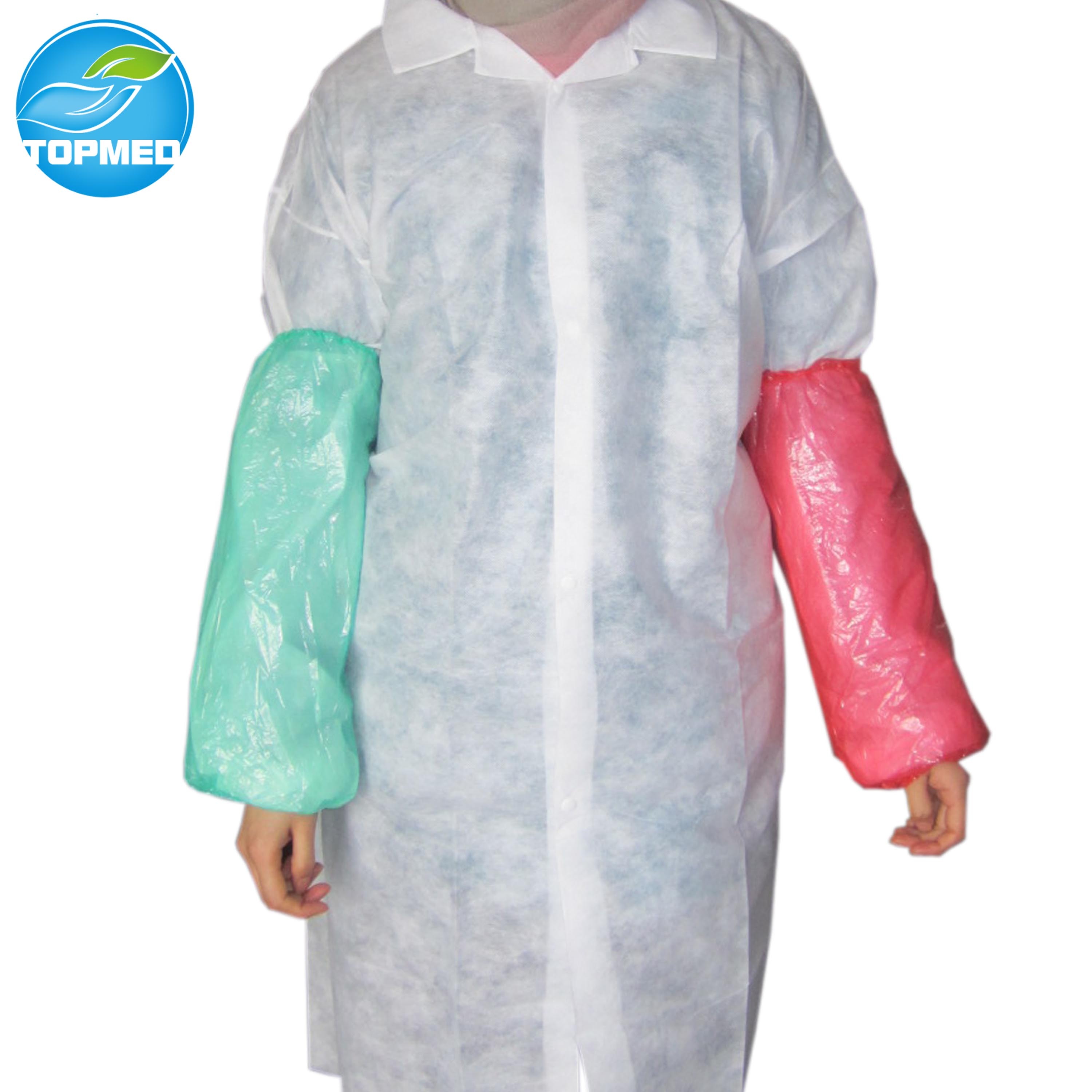 Полиэтиленовый разноцветный пылезащитный нарукавник, хирургический рукав, чехол с водонепроницаемыми пластиковыми защитными рукавами