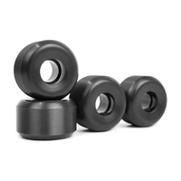 Roues de skateboard coniques à rebond élevé et vitesse rapide, logo personnalisé, vierges, souples, 78A, 54 mm