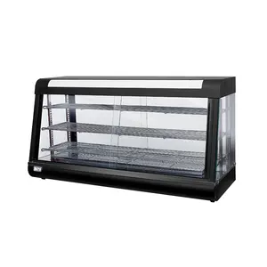 Vendita calda dubai cateen acrilico pane caldo scaldavivande display vetrina rack cabinet case warmer con ripiani da forno