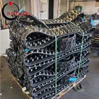 Chenilles en caoutchouc pour mini-excavatrice OEM/ODM 180x72x36 fabriquées à Hebei, pour chargeuse compacte, avec inspection vidéo incluse