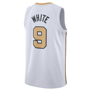 2025 Hommes Boston # 9 maillots de basket-ball personnalisés en jersey blanc, chemises brodées, uniformes pour jeunes, vêtements de sport avec logos - Product Image 4