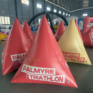 Boe Gonfiabili Galleggianti per Nuoto, Boe da Mercato, Boe Galleggianti Estive in PVC Bianco - Product Image 4