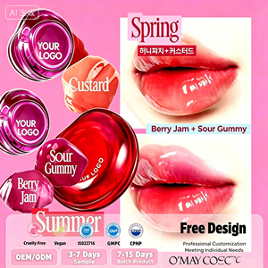 Gloss à lèvres brillant de luxe personnalisé, marque privée, longue durée, hydratant, repulpant, mini gloss à lèvres végétalien en gros - Product Image 1