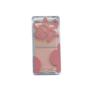Two Color Cushion Foundation <b>Compact</b> Matte Finish Pore Covering Brightening Face Powder with Highlight for Daily <b>Makeup</b> - Product Image 1