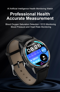 Reloj inteligente H9, dispositivo deportivo <span class=keywords><strong>Digital</strong></span>, ECG + PPG, control del ritmo cardíaco, presión arterial, pantalla táctil, llamadas inalámbricas, para Android e IOS - Product Image 2
