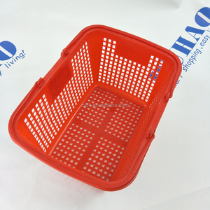 RH-BPH15 350*255*200mm 15L Mini-Korb Rote Farbe Kleiner Kunststoff-Einkaufs korb - Product Image 4