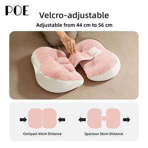 Oreiller de <span class=keywords><strong>grossesse</strong></span> et de maternité de haute qualité, lavable, pour un confort optimal pendant l'allaitement, 100% polyester, design moderne - Product Image 3