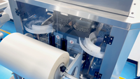 Machine automatique de pesage, emballage et remplissage de biscuits, double peseuse, pour l'emballage de biscuits et craquelins