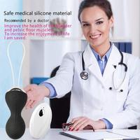 Ferngesteuerter Kegel-Ball Sexuelles Hilfsmittel Tragbares Vibrierendes Ei G-Punkt Klitoris-Vibrator Lustvolle Sex-Kegel-Bälle für Frauen