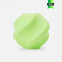 Filamen Printer 3D Bambu NEW PETG Matte Anti-Macet, Hasil Akhir Matte Lembut, Kompatibel dengan Semua Printer 3D FDM, Tersedia 8 Warna