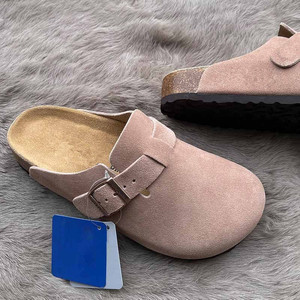 Sandalias Birkenstock <span class=keywords><strong>Arizona</strong></span> de lujo con punta abierta, de gamuza sintética, estilo veraniego, con patrón sólido y correas con hebillas para hombres, mujeres y adolescentes en varios tamaños. - Product Image 3