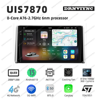 Autoradio Android 2K 7870 avec écran tactile, Carplay, DSP, 4G, caméra 360°, lecteur audio pour Toyota RAV4 XA50 2018 - 2024