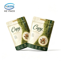 Sachet Doypack Antistatique Personnalisable Imprimé par Gravure avec Fermeture Éclair pour l'Emballage de Matcha, Protéines en Poudre, Lait en Poudre et Aliments pour Animaux