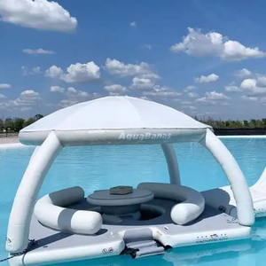 Parque acuático inflable de verano, muelle flotante, Isla inflable para mar/Lago/piscina - Product Image 1