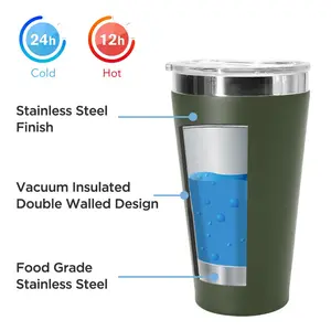 Wholesale Travel Tumbler Cups Vacuum Insulated Double Wall 20oz Coffee Wine Beer Mug Stainless Steel Tumblers