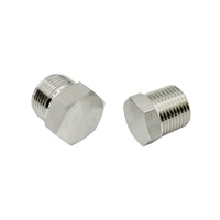 Bouchon de tuyau en acier inoxydable SS316 de haute qualité, embout de raccord 1/2 pouce, connecteur hydraulique à filetage mâle pour contrôle d'automatisation
