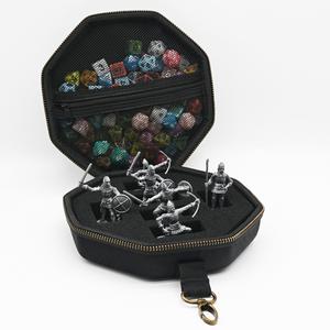 Estuche de almacenamiento en miniatura octogonal de 6 ranuras de forma única Estuche DE TRANSPORTE DE figura en miniatura resistente duro para jugadores de rol - Product Image 1