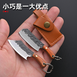 Coltello da campeggio Mini Dogleg da campeggio personalizzabile OEM con manico in legno e lama in acciaio per la cucina o la consegna del disimballaggio - Product Image 2
