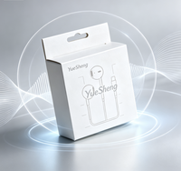 Boîte en carton rigide magnétique blanche pour écouteurs, boîtes à fentes pour appareils photo, présentoir de vente au détail, recyclable, logo personnalisé, vente en gros en vrac