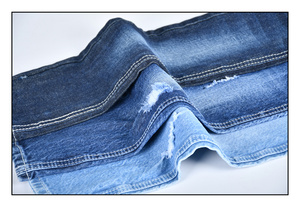 Bottes pour femmes à talons hauts en <span class=keywords><strong>tissu</strong></span> denim bleu traditionnel de 12,38 oz, fabricant de <span class=keywords><strong>tissu</strong></span> denim - Product Image 6