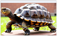 Grande statue de jardin en bronze tortue faite à la main en métal cour Art tortue Sculpture pour décoration extérieure nouveauté