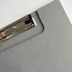 A4 Größe Großhandel Benutzer definierte faltbare PP Zwischen ablage Filer Ordner mit Metall clip Innen tasche Grau - Product Image 3