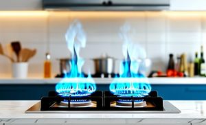 Réchaud à gaz haute pression en acier inoxydable à 2 brûleurs pour extérieur, <span class=keywords><strong>maison</strong></span>, usage commercial, comptoir électrique, double brûleur à gaz portable au <span class=keywords><strong>butane</strong></span> - Product Image 4