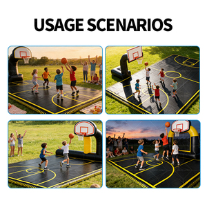 <span class=keywords><strong>Tapis</strong></span> <span class=keywords><strong>de</strong></span> gymnastique gonflable professionnel DWF <span class=keywords><strong>de</strong></span> qualité commerciale en PVC, pliable, 10m 12m, pour le basketball - Product Image 6