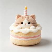 Peluche kawaii en forme de nourriture : hamburger, sushi, beignet, pizza, glace, gâteau, jouet en peluche pour enfant, cadeau pour enfant