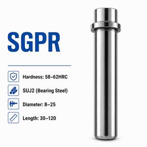 Poteau de guidage à changement rapide D8-25 SGPR, norme JIS, pour matrices de poinçonnage progressif, remplacement <span class=keywords><strong>MISUMI</strong></span> - Product Image 1