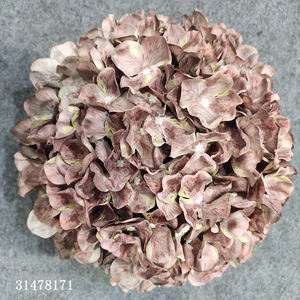 Haute qualité à la main artificielle Latex hortensia fleur tige vraie touche grande tête pour fête mariage Table fleurs décoratives - Product Image 1