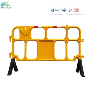 Barrera de Control de Multitudes de HDPE Amarillo, Resistente, con Protección IP65, L1600xH1000mm, para Eventos de Hotel, Conciertos, Protección Contra Choques, Suministro de Fábrica - Product Image 4