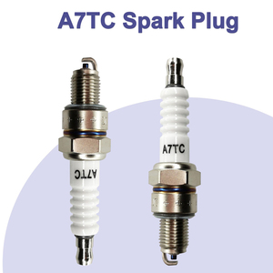 Bujía de 3 Electrodos para Motocicleta, Scooter, Bujía A7TC para GY6 50CC 110CC <span class=keywords><strong>125CC</strong></span> 150CC <span class=keywords><strong>ATV</strong></span> Dirt Bike - Product Image 1