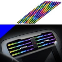Bandes décoratives pour sortie de climatisation de voiture, accessoires d'intérieur de voiture