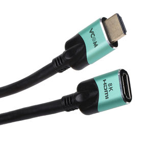 สาย <span class=keywords><strong>HDMI</strong></span> VCOM คุณภาพสูง8K 60Hz 4K 120Hz ชาย-หญิงสายต่อวิดีโอเสียง HDR 48Gbps 0.3M 1M - Product Image 4