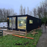 Kit de petite maison préfabriquée de 20 pieds et 40 pieds Maison de conteneur d'expédition portable et mobile Maison préfabriquée