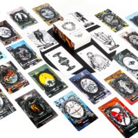 Tarjetas de Tarot de Alta Calidad, Impresión Personalizada, Tarjetas de Tarot Doradas de Plástico en Stock