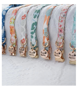 1.3m Loquat Tree Laisse de chien en coton doux Impression moderne de luxe Confortable et durable Style classique personnalisé et réglable - Product Image 5