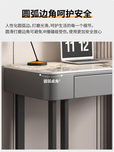 Forêt bois Rock Board bureau d'ordinateur bureau à domicile bureau de jeu femme chambre bureau coiffeuse bureau intégré - Product Image 6