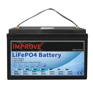 Bateria de lítio 12v100a com exibição, pode ser personalizada