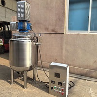 Geïntegreerde 316l Hoge Shear Fructose Mixer Crush Emulgerende Wand Roeren Hoge Viscositeit Opslagtank Voor Fruit Drukvat