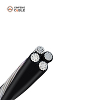 Duplex, Triplex. Cables Cuádruples: # Cable dúplex de alimentación de 6 AWG a 4/0 AWG, 600 V, PE, tipo Shepherd de 6 AWG y cable de 4 AWG