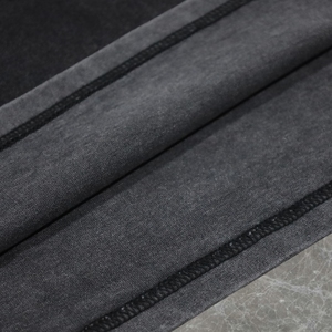 Wholesale Acid Washed 100% Cotton 260grams Heavyweight Blank T-Shirts Custom High Quality Mens Screen Printing T-Shirt - Product Image 3