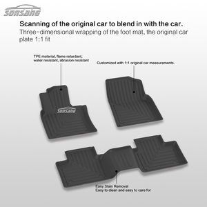 Las alfombrillas de coche personalizadas SONSANG antideslizantes TPE 5D son adecuadas para Toyota Camry 2024, alfombrillas para <span class=keywords><strong>maletero</strong></span> - Product Image 2